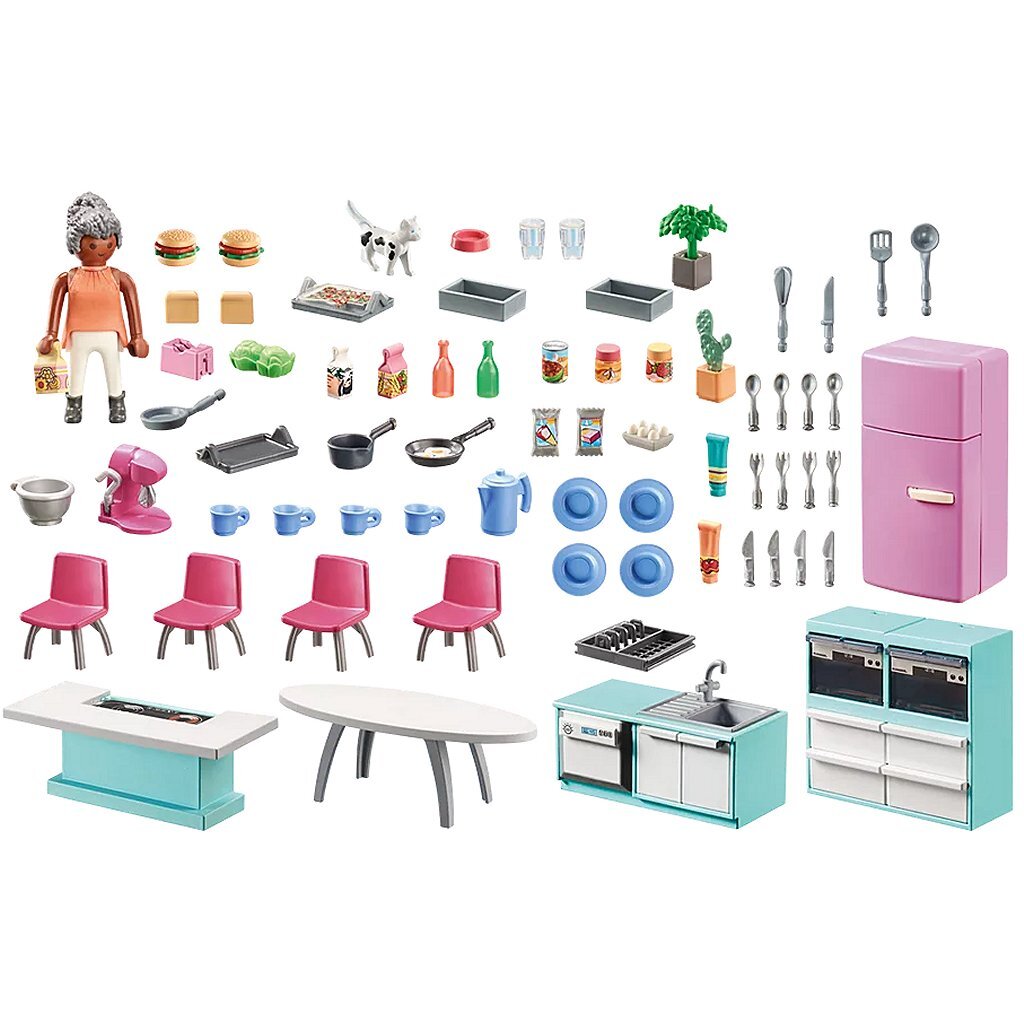 Playmobil My Life Kitchen with Dining Area 71608