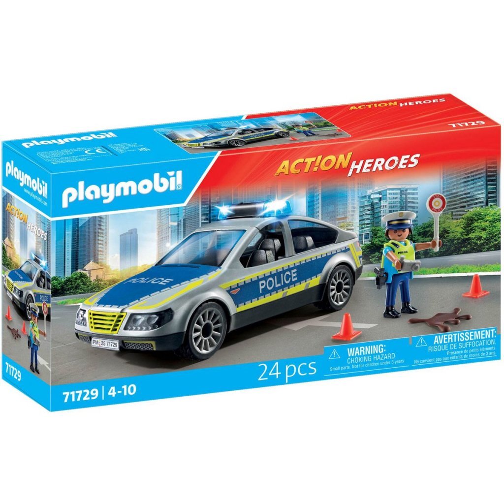 Playmobil Police Patrol Car with Light and Sound 71729