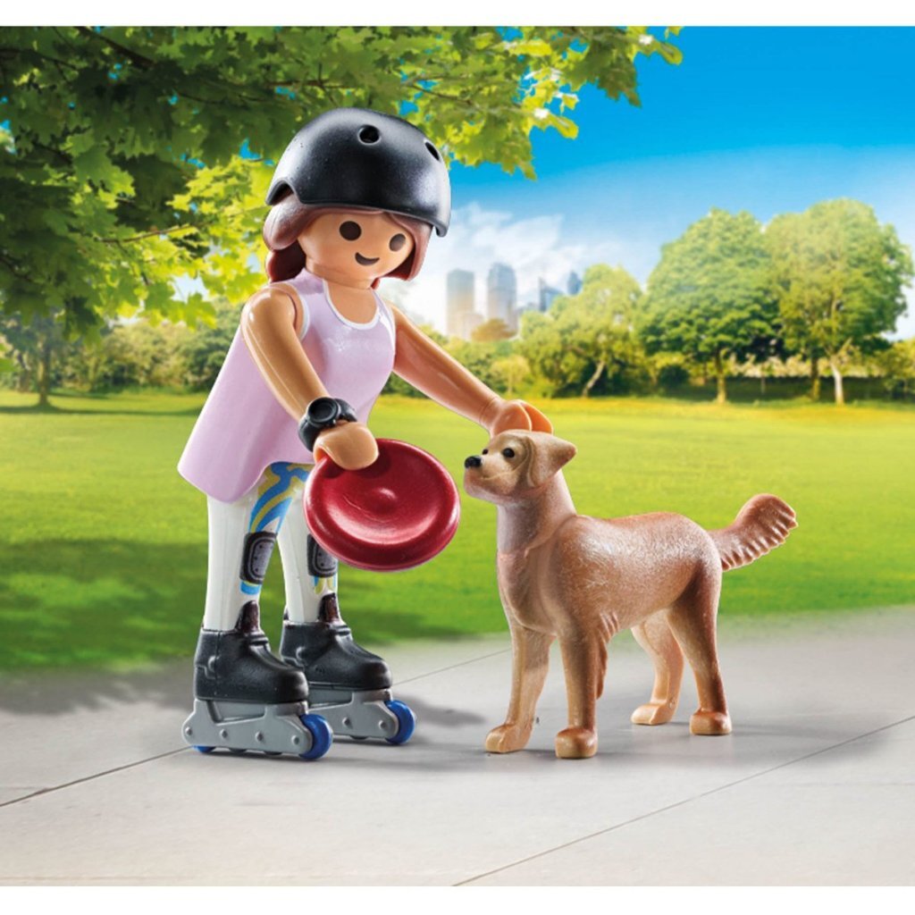 Playmobil My Life Inline Skater with Retriever - 71739