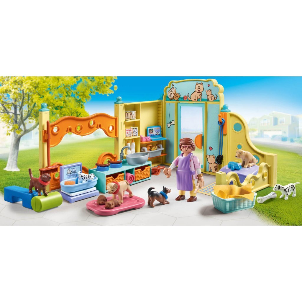 Playmobil My Life Puppy Care Center 71743