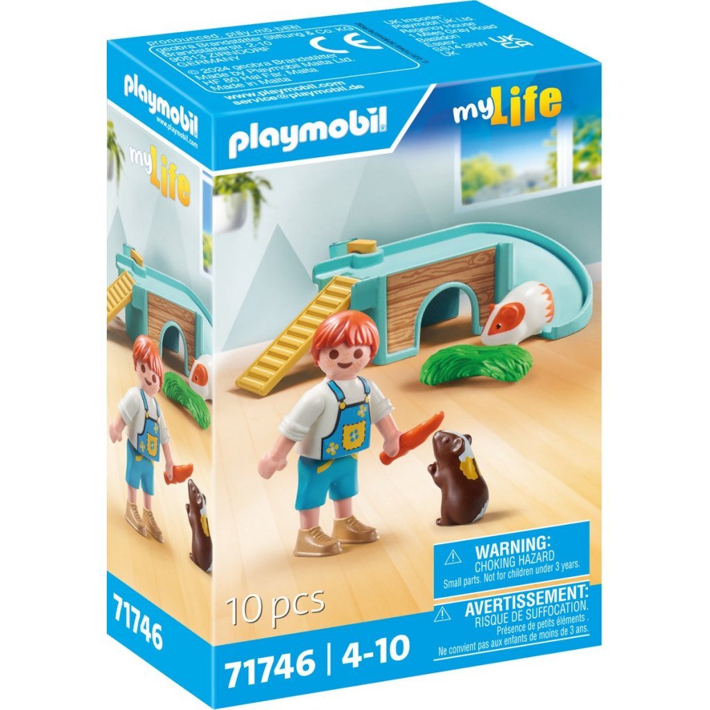 Playmobil My Life Guinea Pig Cage 71746