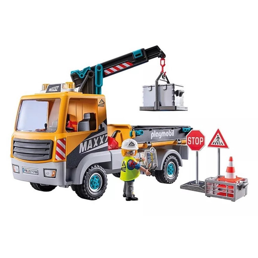 Playmobil Action Heroes Truck with Crane 71750
