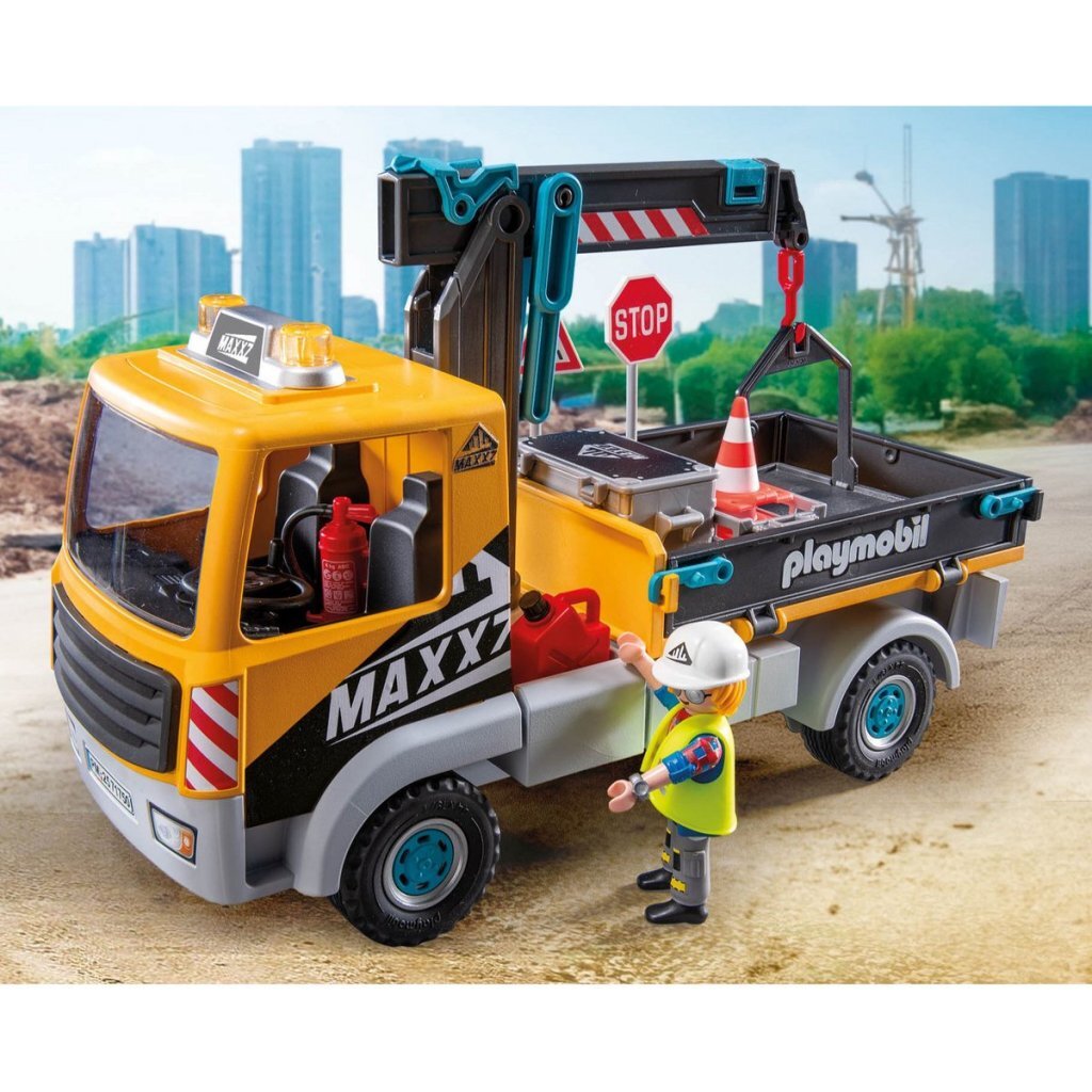 Playmobil Action Heroes Truck with Crane 71750