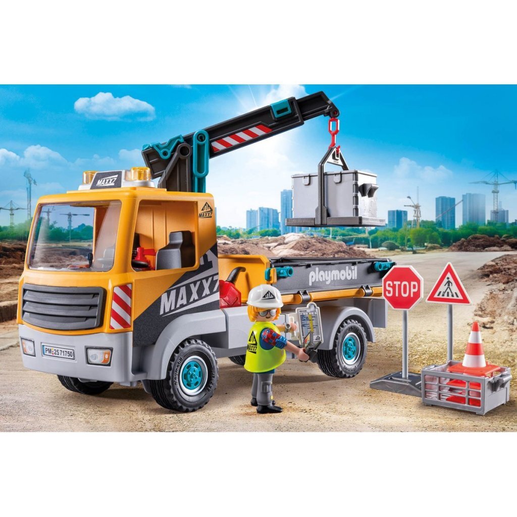 Playmobil Action Heroes Truck with Crane 71750