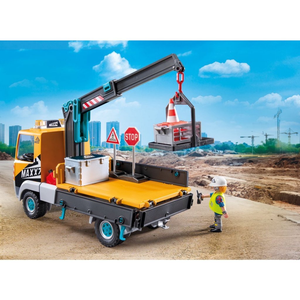 Playmobil Action Heroes Truck with Crane 71750