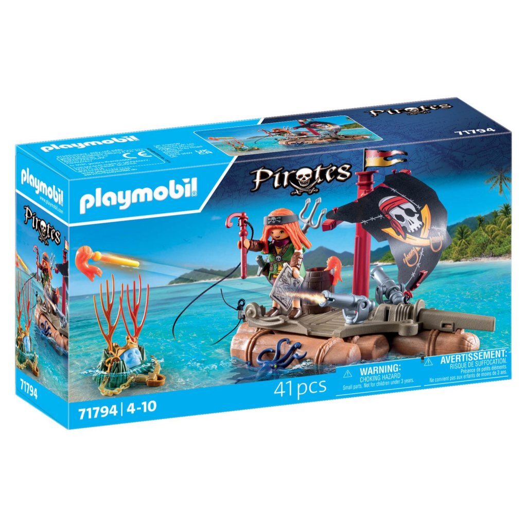 Playmobil Pirates Raft with Treasure 71794