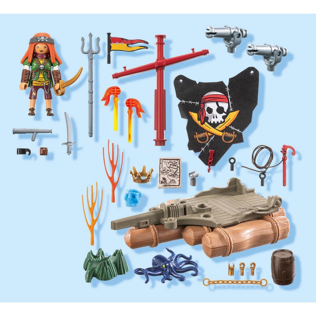 Playmobil Pirates Raft with Treasure 71794