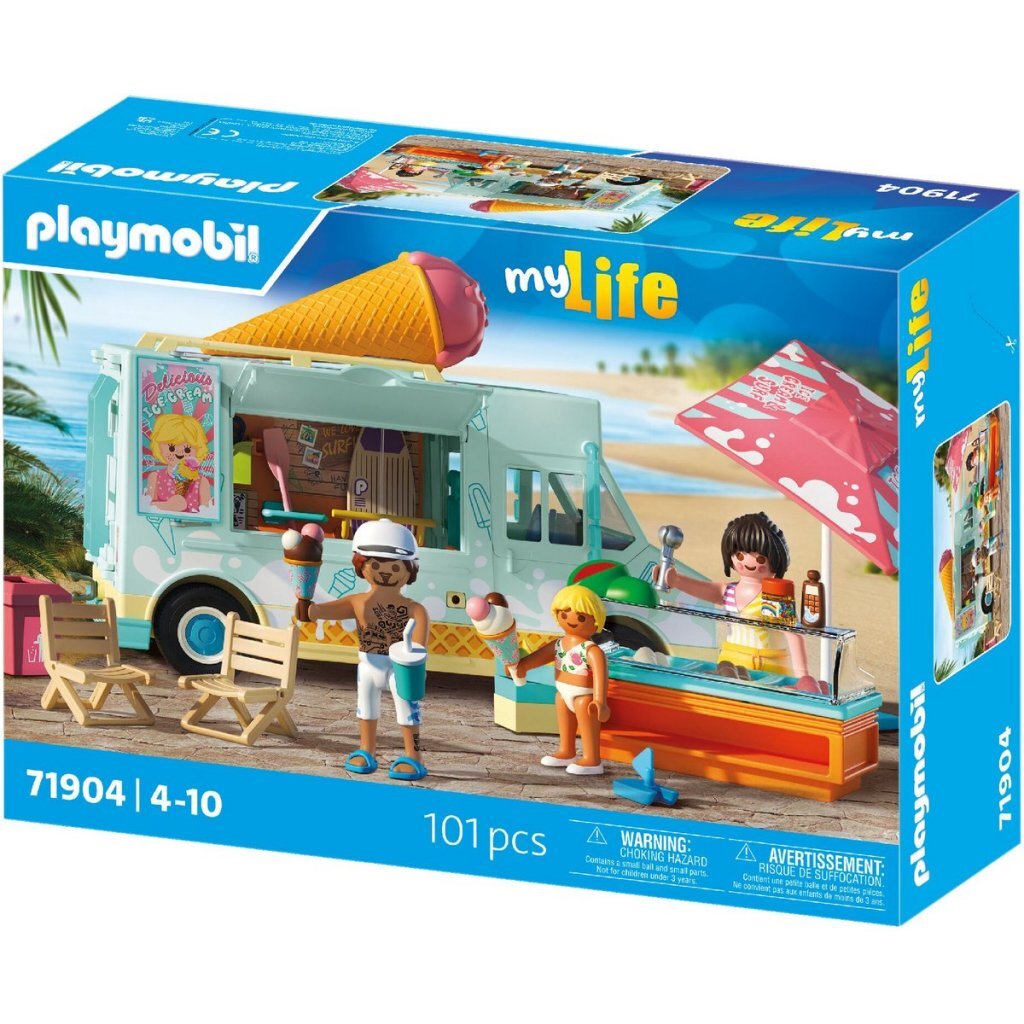 Playmobil 71904 My Life Ice Cream Truck with Surf Shop