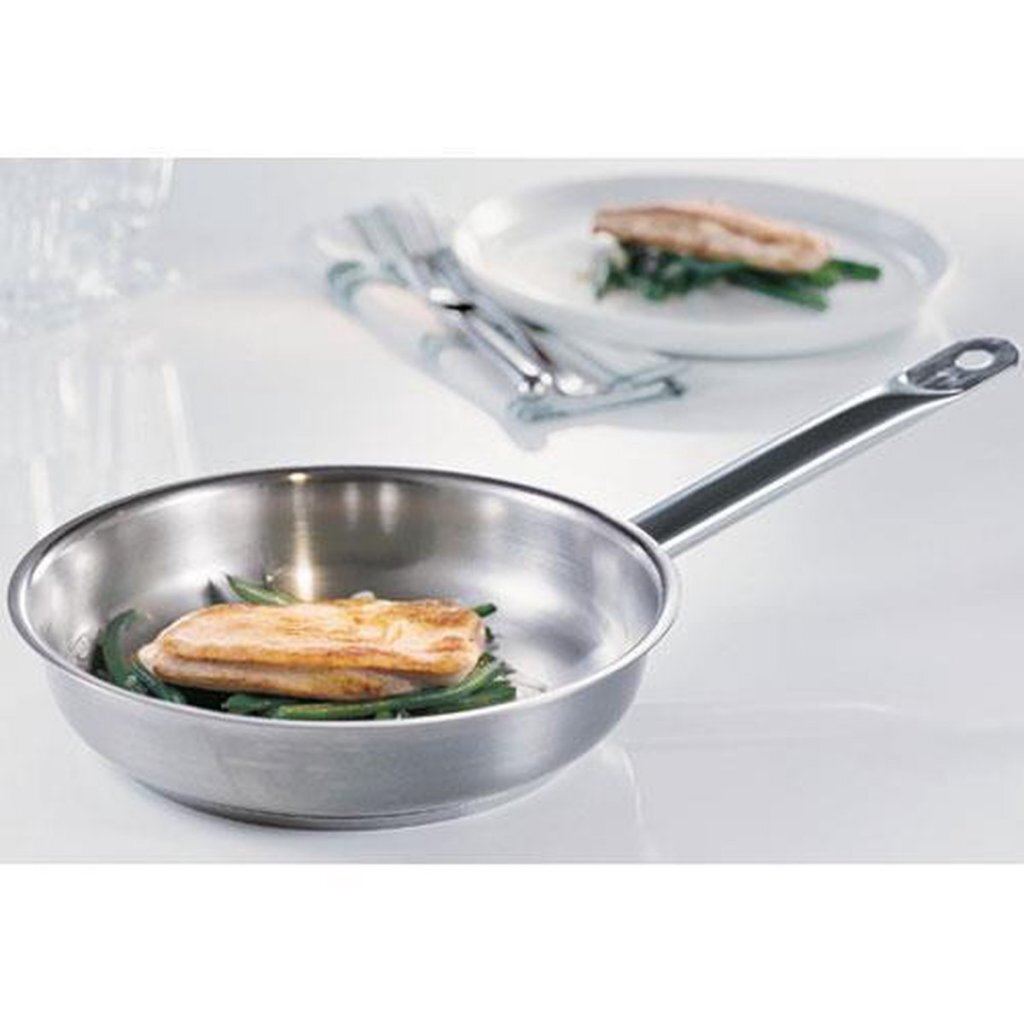 Fissler Catania Frying Pan 24 cm Stainless Steel - Universal Base - Dishwasher Safe