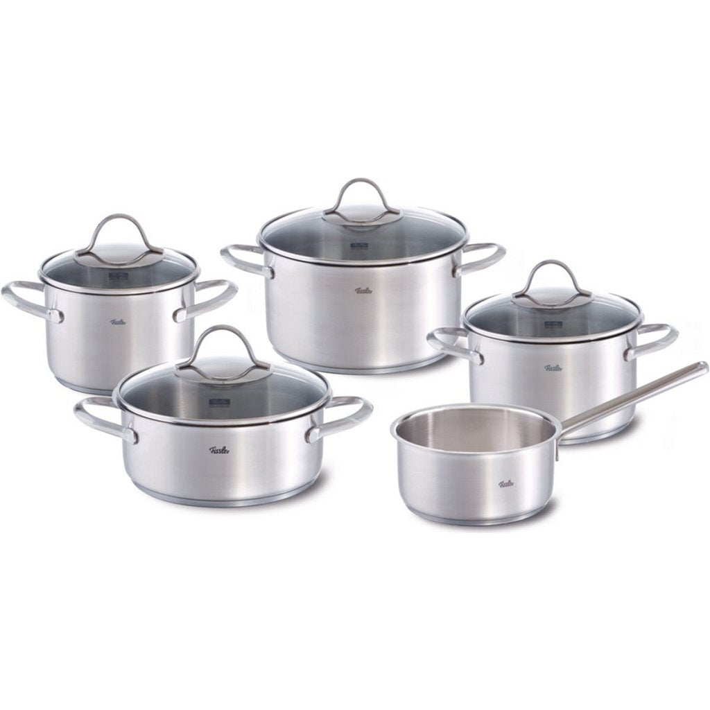 Fissler Palermo Pan Set 5-piece Stainless Steel/Glass
