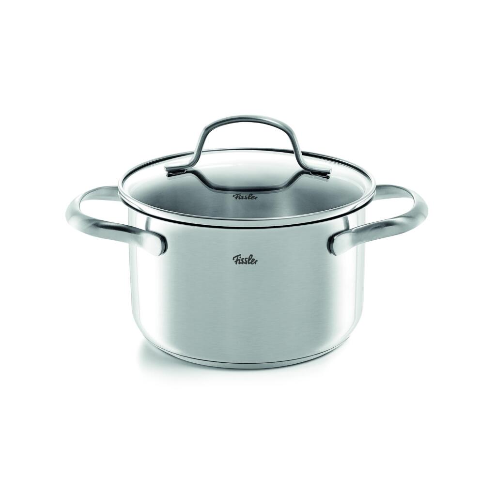 Fissler San Francisco Cooking Pot + Glass Lid 16 cm Stainless Steel