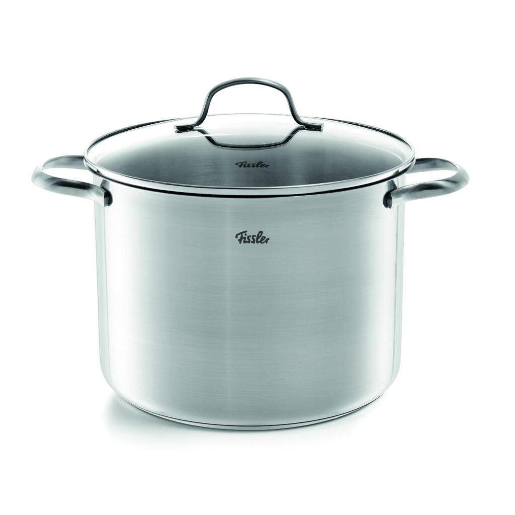 Fissler San Francisco Cooking Pot + Glass Lid 24 cm Stainless Steel