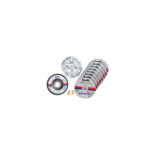 kwb 712041 Trennscheiben-Set 10teilig 115 mm 22.23 mm 10 St. (712041) afbeelding 1