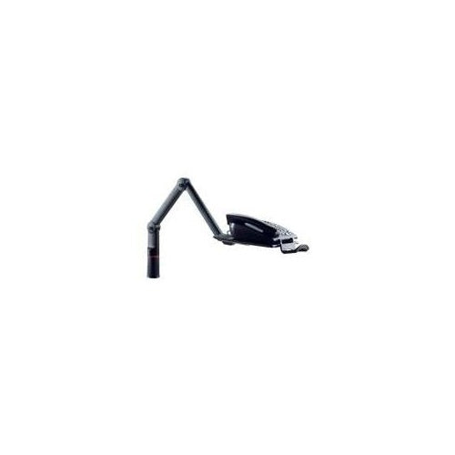 Novus - Befestigungskit (Tablett, Spannbefestigung für Tisch, 2 Gelenkarme) für telephone (Swivel Design) - Anthrazit - Tischmontage (optional) (710+0005+000) afbeelding 1