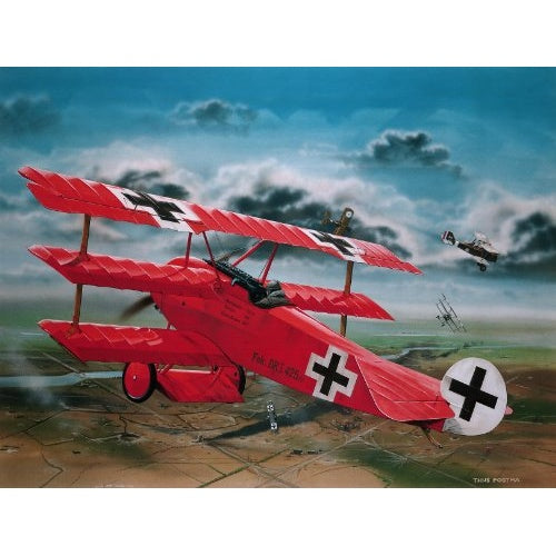 Revell Fokker Dr.I Richthofen - 1:28 - Assembly kit - Fixed-wing aircraft - Fokker Dr.I - Military aircraft - Kunststoff (MR-4744) afbeelding 3