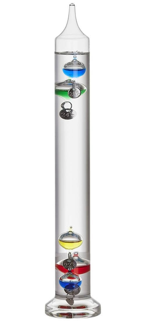 TFA Dostmann Flüssigkeitsthermometer GALILEO GALILEI Thermometer Transparent (18.1018.01.54) afbeelding 1