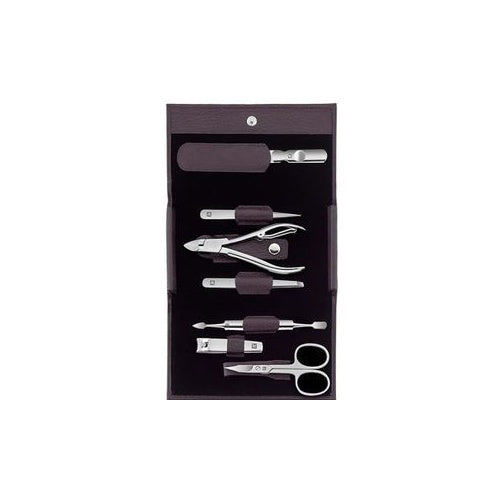 Zwilling CLASSIC INOX Druckknopf -Etui, Rindleder, lila, 7-tlg. (97646-008) afbeelding 1