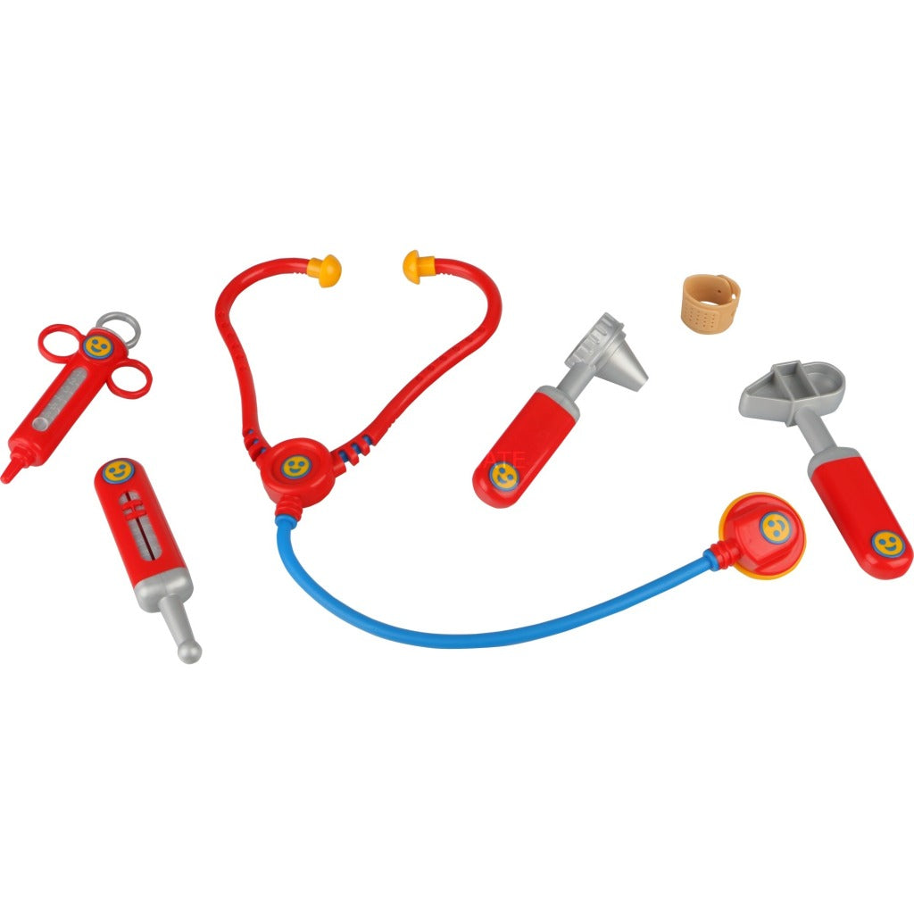 Theo Klein Doctor's Set with Thermometer, Stethoscope, Syringe, and Cast - For Children 3+