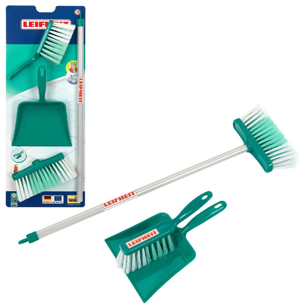 Theo Klein Leifheit Toy God Sweeper Set Turquoise
