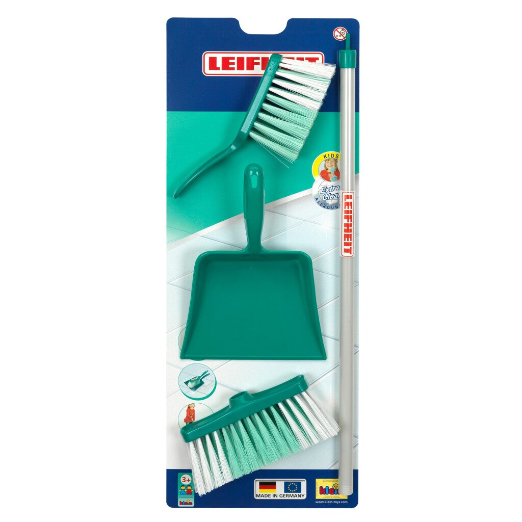 Theo Klein Leifheit Toy God Sweeper Set Turquoise