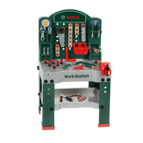 Bosch Toy Workbench with Tools for Kids - 100 cm High - Suitable for Ages 3+