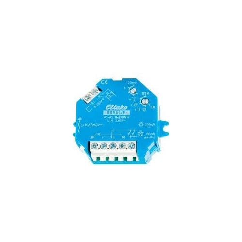Eltako AP-/UP-Stromstoß-Schalter ESR61NP, 1 Schließer 10 A ESR61NP 8 - 230 V/UC oder 230 V 1 Schließer 10 A 250 V/AC (Gl (61100001) afbeelding 1