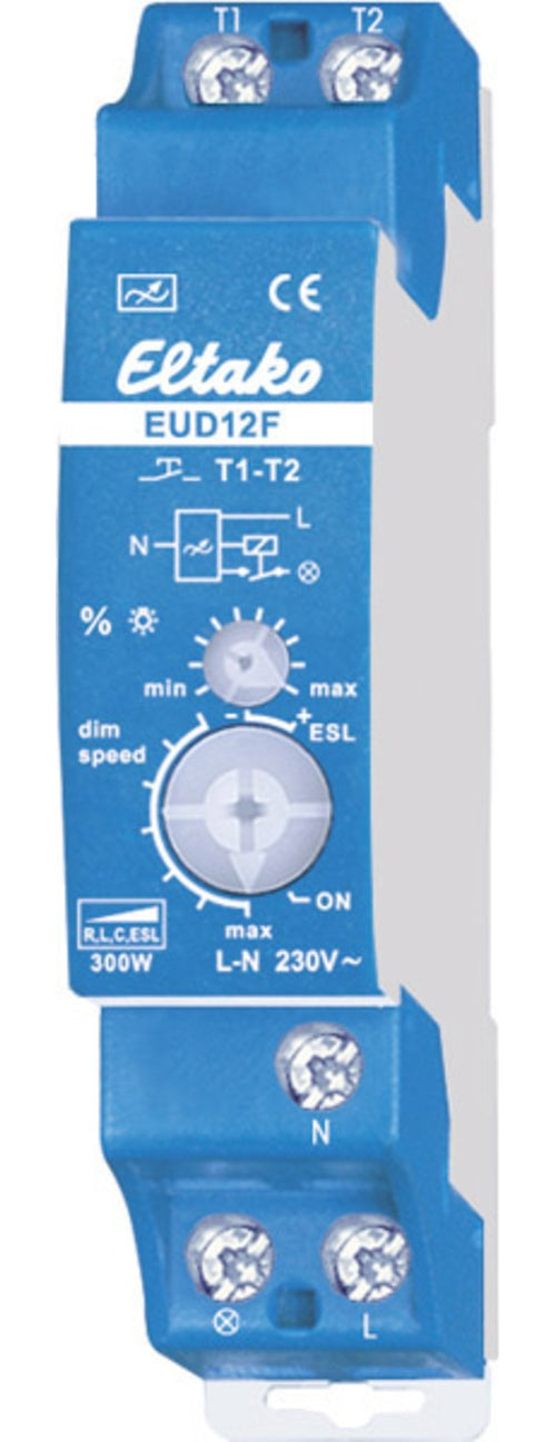 Eltako Electronics Dimmschalter EUD12F mit Netzfreischalter (21100830) afbeelding 1