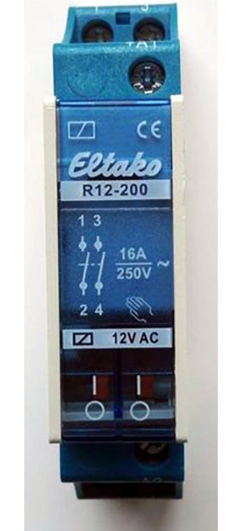 Eltako Electronics Schaltrelais f.Reihen-EB 2S 16A R12-200-12V (22200011) - 4010312200506 - image 1