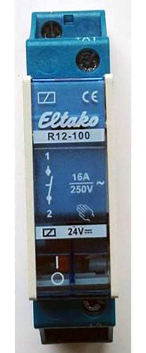 Eltako Electronics Schaltrelais 1S 16A R12-100-24V DC (22100055) - 4010312201008 - image 1
