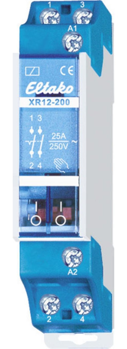 ELTAKO Stromstoss-Schalt. XR12-200-230V/AC 25A 230VAC 2TE XR12-200-230V (22200930) afbeelding 1