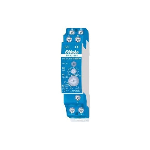 ELTAKO Netzüberw.-Relais NR12-001-3X230V 1xWechsler 3x230V 1TE NR12-001-3X230V (22001330) afbeelding 1