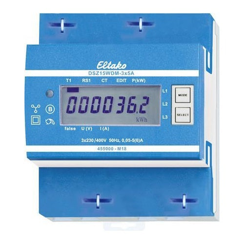 Drehstromzähler 3x5A geeicht DSZ15WDM-3x5A MID (28305515) afbeelding 1