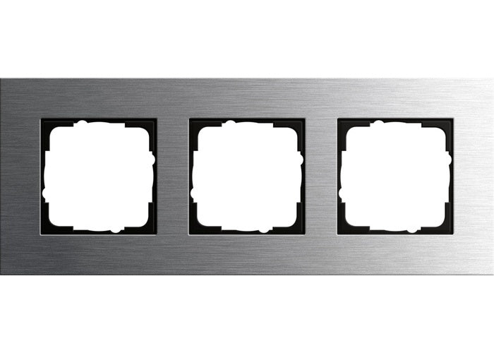 GIRA 0213219 Wandplatte/Schalterabdeckung Edelstahl (0213219) afbeelding 1
