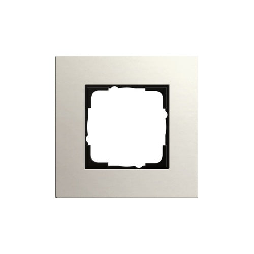 GIRA 0211220. Produktfarbe: Grau, Material: Polycarbonat, Holz, Design: Schraubenlos. Breite: 95 mm, Höhe: 95 mm, Dicke: 9,9 mm (0211220) afbeelding 1