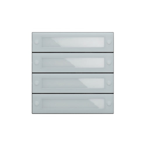 GIRA 5539000. Produkttyp: Call button module, Produktfarbe: Weiß, Markenkompatibilität: GIRA. Breite: 106,5 mm, Höhe: 106,5 mm (5539000) afbeelding 1