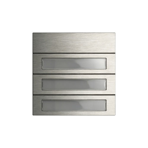 GIRA 5533920. Produkttyp: Call button module, Produktfarbe: Edelstahl, Markenkompatibilität: GIRA. Breite: 106,5 mm, Höhe: 106,5 mm (5533920) afbeelding 1