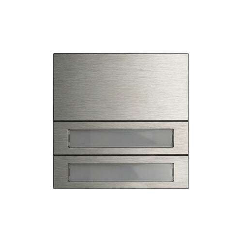 GIRA 5532920. Produkttyp: Call button module, Produktfarbe: Edelstahl, Markenkompatibilität: GIRA. Breite: 106,5 mm, Höhe: 106,5 mm (5532920) afbeelding 1