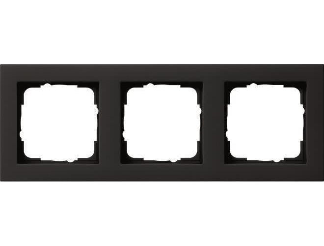 GIRA 021309 021309 Abdeckrahmen 3f E2 Schwarz m (21309) afbeelding 1