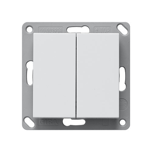 Funk-Wandsend. batterielos 2fach reinweiß 242203 (242203) afbeelding 1