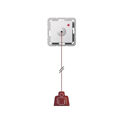 GIRA 291203. Typ: Pull chain switch, Produktfarbe: Weiß (291203) afbeelding 1