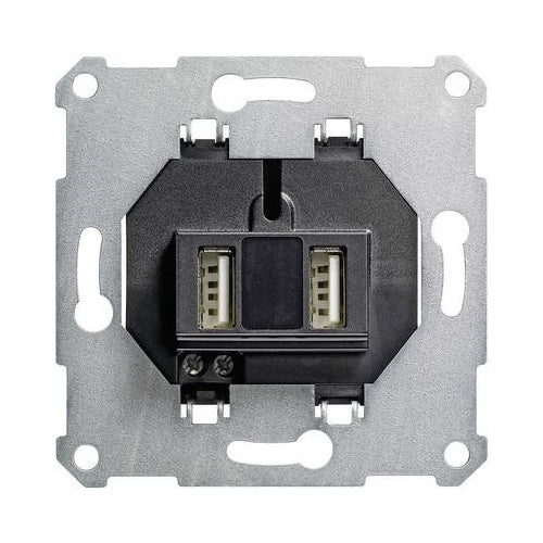 GIRA Einsatz USB-Steckdose Standard 55, E2, Event Klar, Event, Event Opak, Esprit, ClassiX, System 55 235900 (235900) afbeelding 1