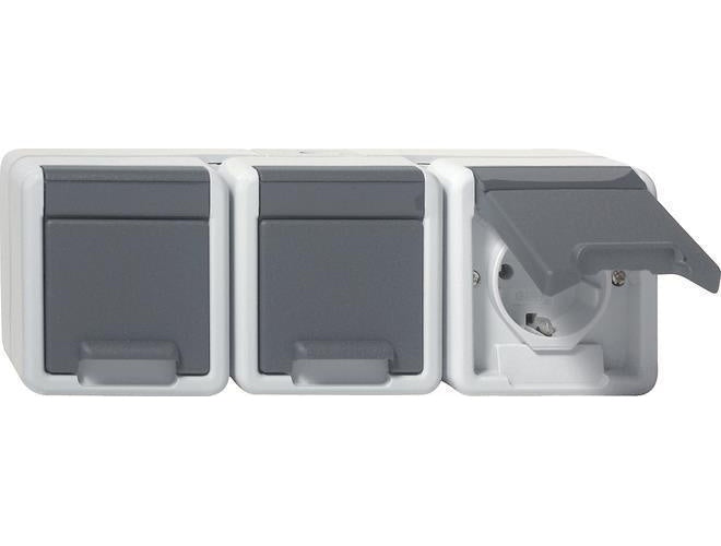 GIRA 478930 SCHUKO 3f waager. KD WG AP G (478930) afbeelding 1