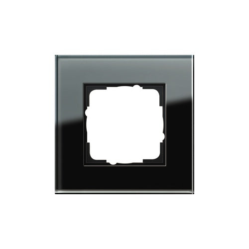 GIRA 1fach Rahmen Esprit, Standard 55, System 55 Schwarz 021105 (021105) afbeelding 1