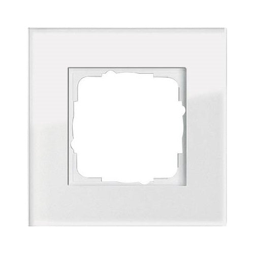 GIRA - Esprit - Rahmen 1-fach *Glas weiß* (021112) afbeelding 1