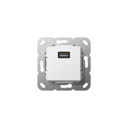GIRA 4847257. Buchsen-Typ: USB. Produktfarbe: Weiß (4847257) afbeelding 1