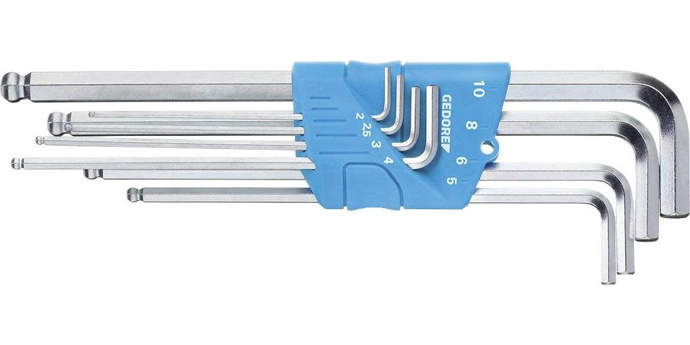 Gedore 1523988 Innen-Sechskant Winkelschraubendreher-Set 8teilig afbeelding 1