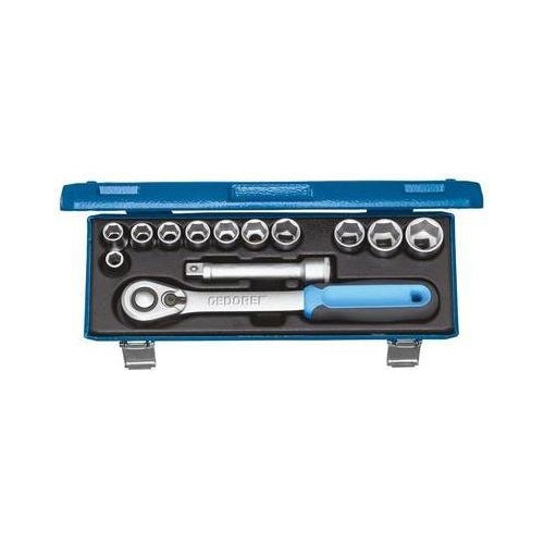 Gedore Steckschlüsselsatz metrisch 1/2 (12.5 mm) 13teilig 2545810 afbeelding 1