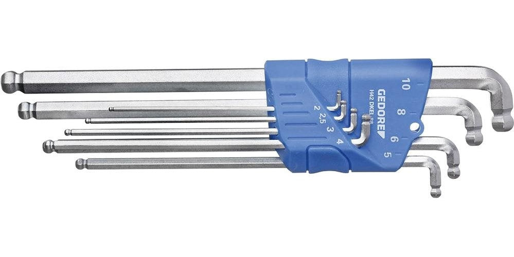 Gedore 2797186 Innen-Sechskant Winkelschraubendreher-Set 8teilig afbeelding 1