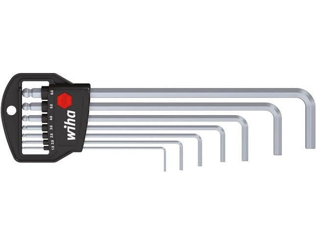 Wiha Sechskant-Kugelkopf Stiftschlüsselsatz im Classic Halter (03723) afbeelding 1