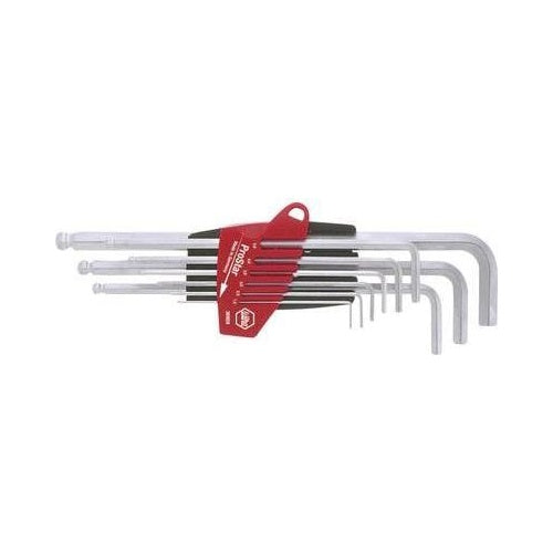 Wiha ProStar 369 - Inbusschlüssel-Set - 10 Stücke - in Halter (07185) afbeelding 1